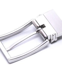 Alternative view of Dress Belt Zinc Alloy Reversible Belt Buckle Mens