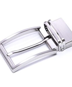 Dress Belt Zinc Alloy Reversible Belt Buckle Mens