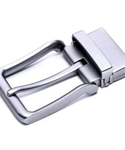 Dress Reversible Silver Belt Metal Buckles