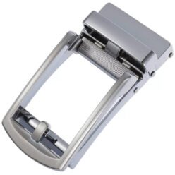 Alternative view of Brushed Silver Slide Belt Buckle for Men Ratchet