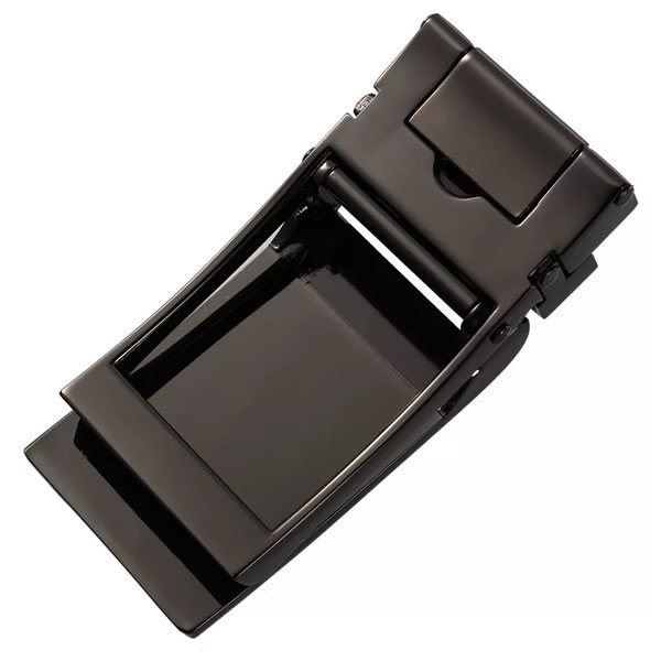 Dress Belt Sliding Adjustable Automatic Mens Belts Buckle - Image 2
