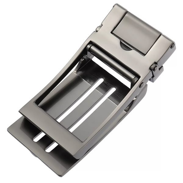 Casual Dress Leather Belt Sliding Belt Buckle Mens - Image 2
