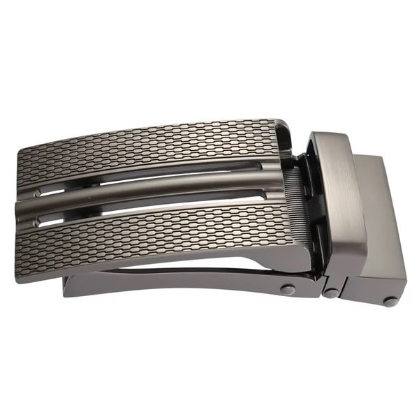 Casual Dress Leather Belt Sliding Belt Buckle Mens - Image 3