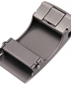 Mens Belts Gunmetal Ratchet Slide Belt Buckle Men Adjustable