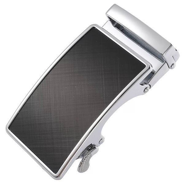 Mens Belts Gunmetal Ratchet Slide Belt Buckle for Men - Image 3