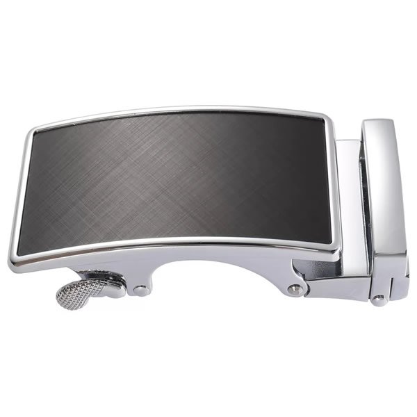 Mens Belts Gunmetal Ratchet Slide Belt Buckle for Men - Image 5
