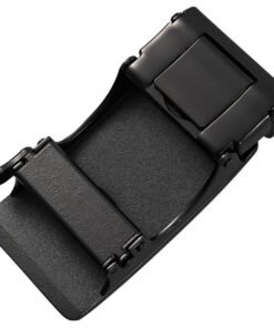 Alternative view of Dress Belt Matt Gunmetal Slide Belt Buckle Men