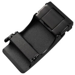 Alternative view of Dress Belt Matt Gunmetal Slide Belt Buckle Men