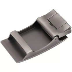 Alternative view of Brushed Matt Gunmetal Ratchet Slide Belt Buckle Adjustable