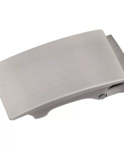 Brushed Matt Gunmetal Ratchet Slide Belt Buckle Adjustable