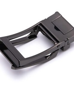 Alternative view of Mens Belts Zinc Alloy Ratchet Automatic Belt Buckles Black