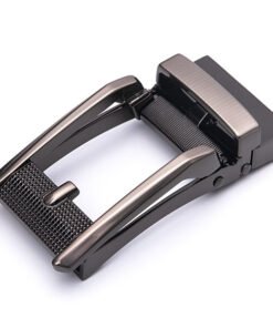 Mens Belts Zinc Alloy Ratchet Automatic Belt Buckles Black