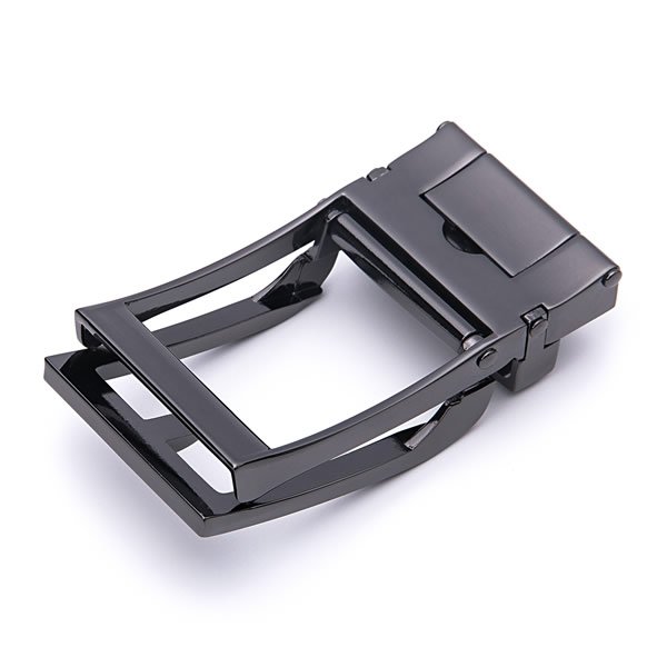 Sliding Automatic Belt Buckle Black for Men - Image 2
