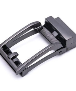 Sliding Automatic Belt Buckle Black for Men