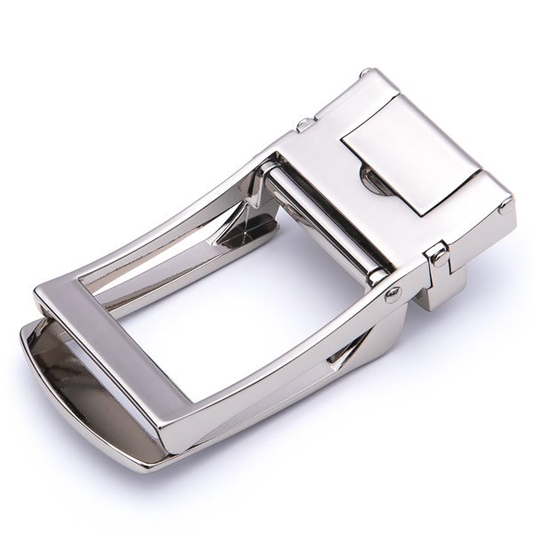 Zinc Alloy Automatic Silver Belt Buckles Men - Image 2