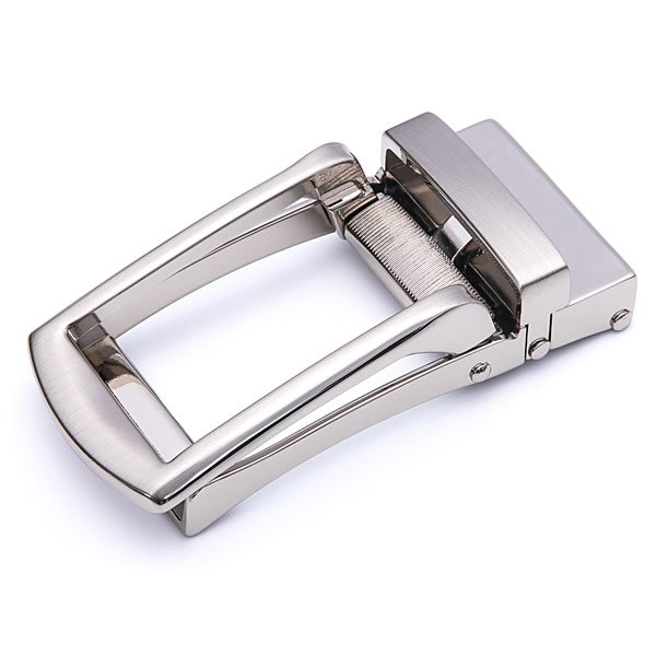Zinc Alloy Automatic Silver Belt Buckles Men