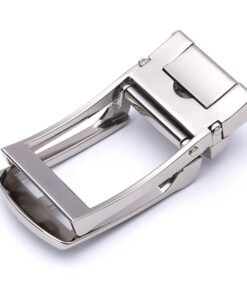Alternative view of Zinc Alloy Brushed Silver Automatic Belt Buckle