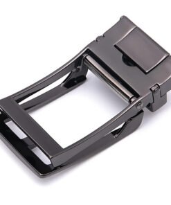 Alternative view of Adjustable Brushed Gunmetal Mens Belts Buckle