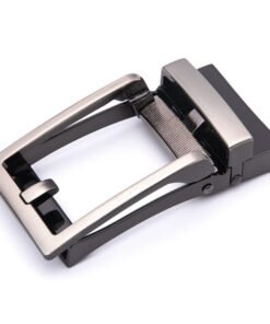 Adjustable Brushed Gunmetal Mens Belts Buckle