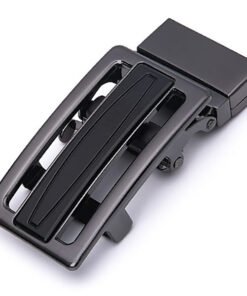 Dress Belt Multi Functional Reversible Slide Belt Buckle Black