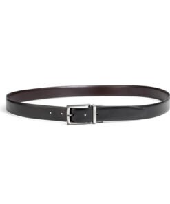 Alternative view of Dress Reversible Black Mens Genuine Leather Belt