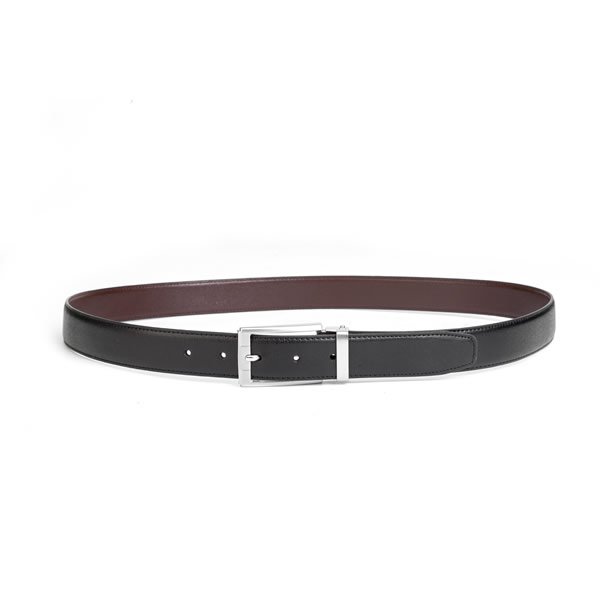 Formal Reversible PU Leather Black Men Belt - Image 3