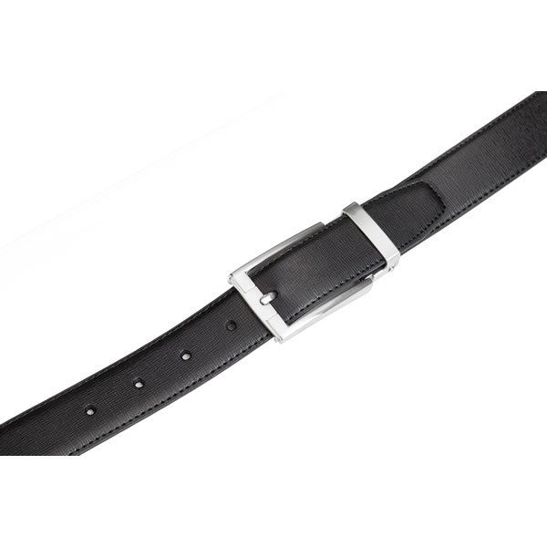 Formal Reversible PU Leather Black Men Belt - Image 4