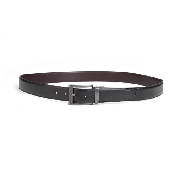 Formal Dress Reversible Split Leather Mens Belts - Image 2