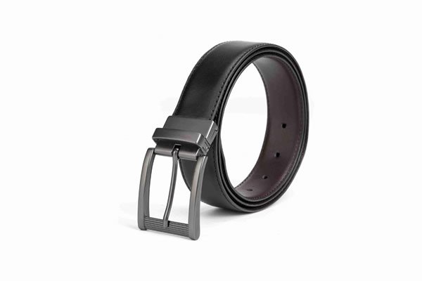 Formal Dress Reversible Split Leather Mens Belts - Image 6