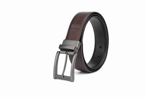 Formal Dress Reversible Split Leather Mens Belts - Image 8