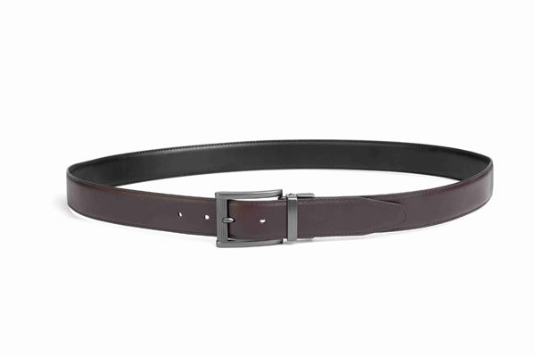 Formal Dress Reversible Split Leather Mens Belts - Image 9