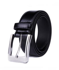 Dress Black Genuine Leather Belt For Men