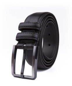 Black Dress Genuine Leather Belt Mens Deisgner Belt