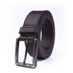Official Dress Black Leather Belt Men LA1147