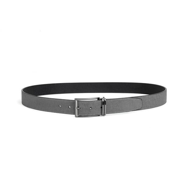 Dress Casual Clip Reversible Mens Genuine Leather Belt - Image 2
