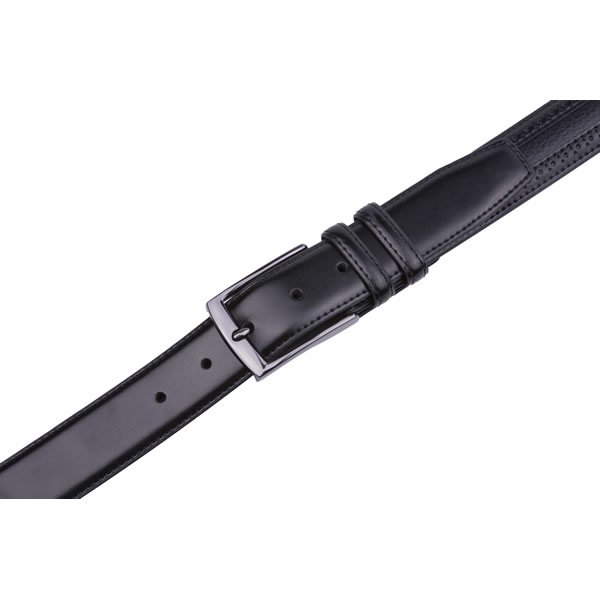 Casual Dress Balck Genuine Leather Mens Belts - Image 4