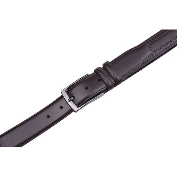 Casual Dress Balck Genuine Leather Mens Belts - Image 5