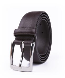 Black Dress Genuine Leather Belt for Men