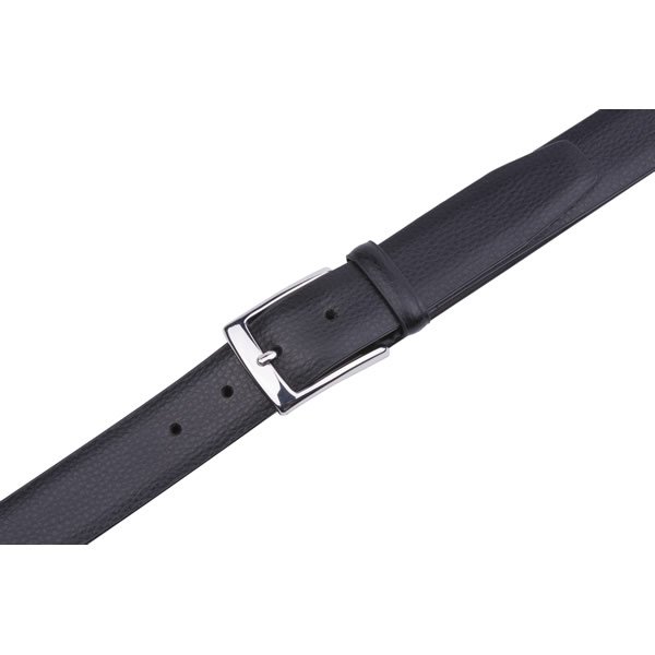 Black Dress Genuine Leather Belt for Men - Image 5