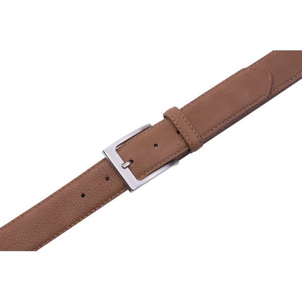 Dress Formal Mens Black Genuine Leather Belt - Image 6