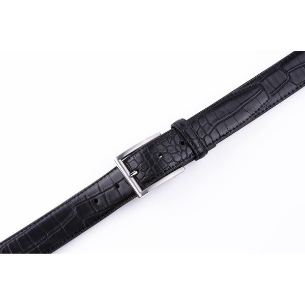 Black Crocodile Genuine Men Leather Belt - Image 5