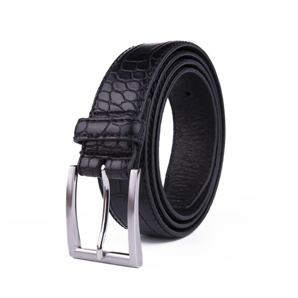 Black Crocodile Genuine Men Leather Belt - Image 8