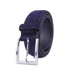 Unisex Retro Western Brown Full Grain Leather Mens Belt LA1216