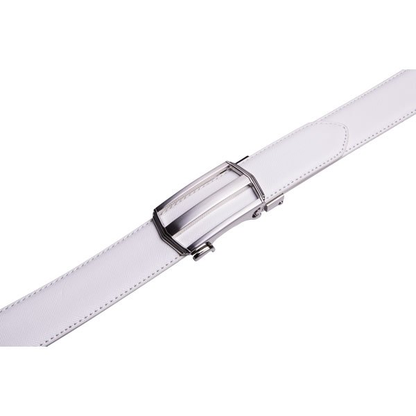Dress Black Split Leather Belt Mens Designer Belt LA1221 - Image 9