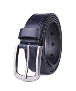 Casual Dress Italian Full Grain black leather Belt