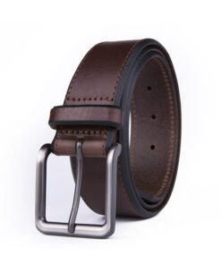Black Casual Dress Italian Full Grain Genuine Leather Belt Mens Deisgner Belt