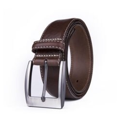 Casual Dress Black Italian Full Grain Genuine Mens Leather Belt