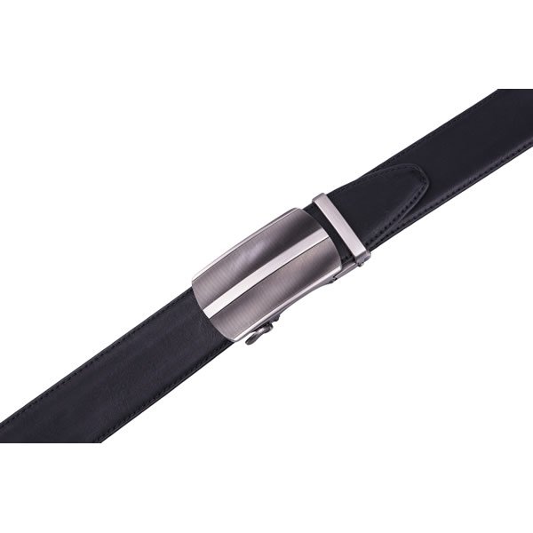 Genuine Leather Belt Autaomatic Black Belt LA2061 - Image 3