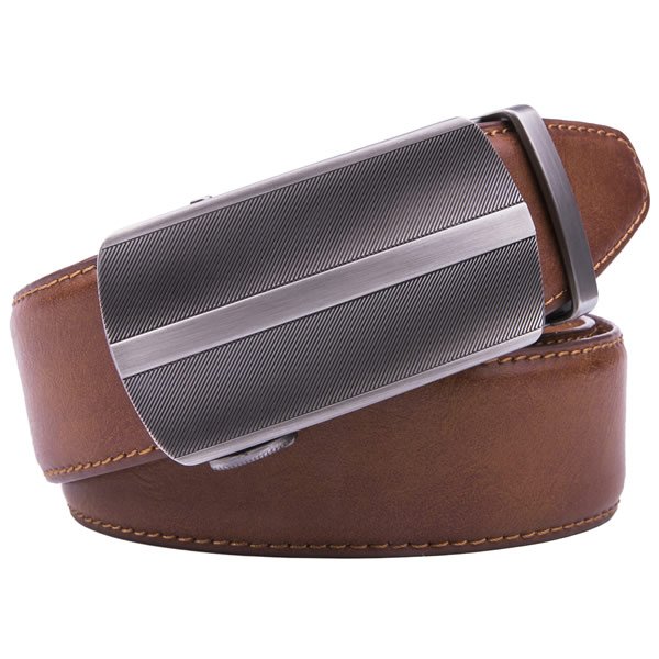 Genuine Leather Belt Autaomatic Black Belt LA2061 - Image 6