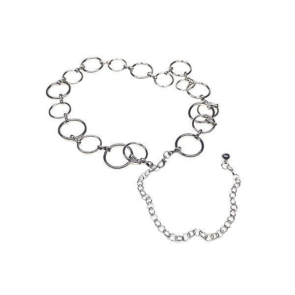 Ladies Cheap Waist Chain Circle Dresses Decoration Woman Chain Belts - Image 4